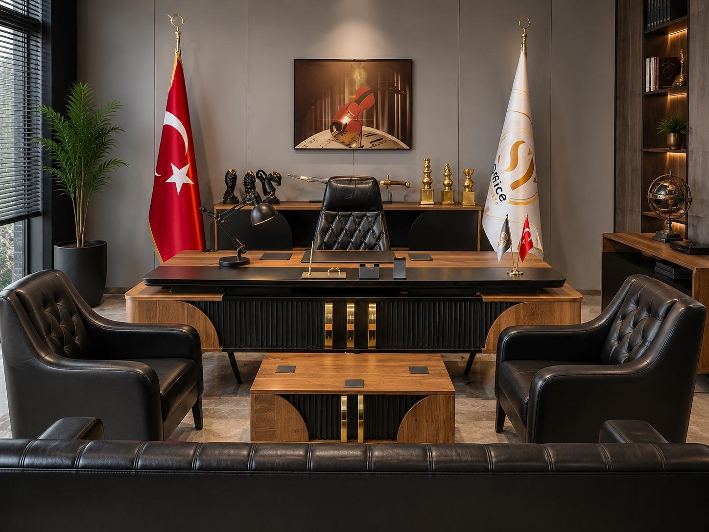 Imperial Ahşap ve Gold Makam Takımı