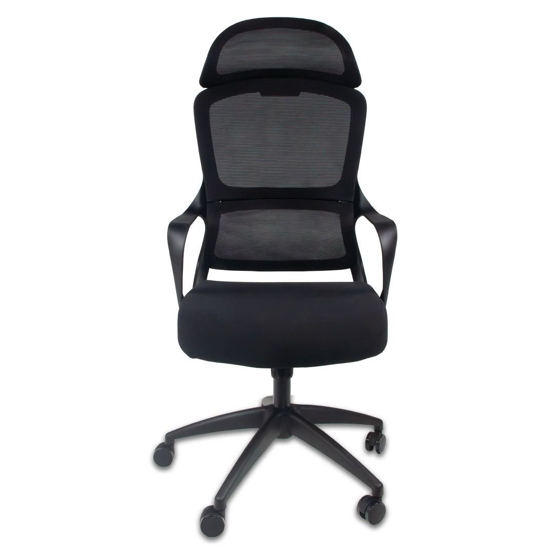 Başlıklı Ergonomik Fileli Yönetici Koltuğu